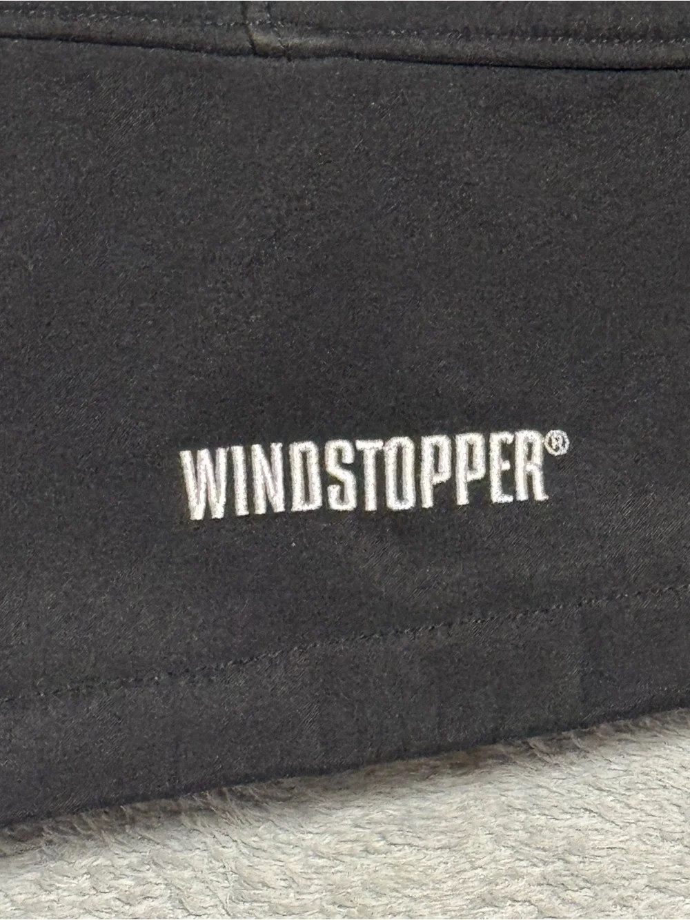 The North Face WindStopper Soft Shell Fleece Lined Vest Mens M Black Full Zip